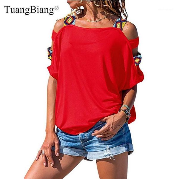 women's t-shirt summer women short sleeve off shoulder t shirts 2021 patchwork slash neck plus size tees ladies basic hollow out t-shir, White
women's t-shirt summer women short sleeve off shoulder t shirts 2021 patchwork slash neck plus size tees ladies basic hollow out t-shir, White