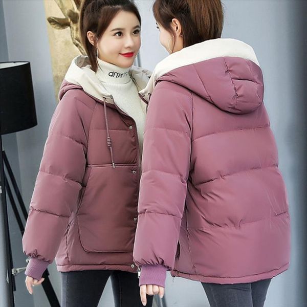 winter warm cotton padded coat women hoodies parkas short jacket 2021 famale plus size loose casual clothing, Black
winter warm cotton padded coat women hoodies parkas short jacket 2021 famale plus size loose casual clothing, Black