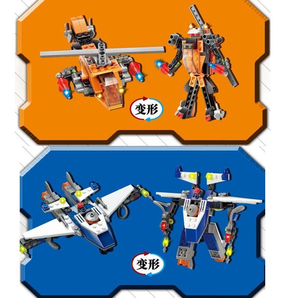 2in1 deformation super robot building blocks plane helicopter toys assembly action figure model bricks education toy for kids boys gift 04
2in1 deformation super robot building blocks plane helicopter toys assembly action figure model bricks education toy for kids boys gift 04