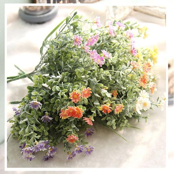decorative flowers & wreaths plastic rural country style artifical small daisy flower for wedding bride holding fake bouquet floral home gar
decorative flowers & wreaths plastic rural country style artifical small daisy flower for wedding bride holding fake bouquet floral home gar