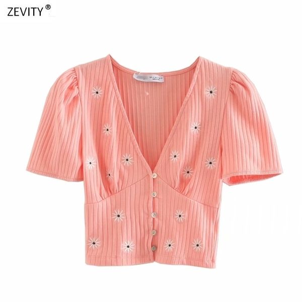 zevity women fashion v neck floral embroidery knitting casual slim sweater female pleats short sleeve buttons sweaters t666 y200720, White;black
zevity women fashion v neck floral embroidery knitting casual slim sweater female pleats short sleeve buttons sweaters t666 y200720, White;black