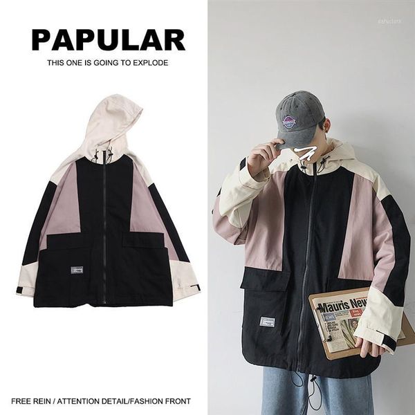 2020 autumn new korean color matching japanese students loose trend simple round neck long sleeve harajuku casual jacket1, Black;brown
2020 autumn new korean color matching japanese students loose trend simple round neck long sleeve harajuku casual jacket1, Black;brown
