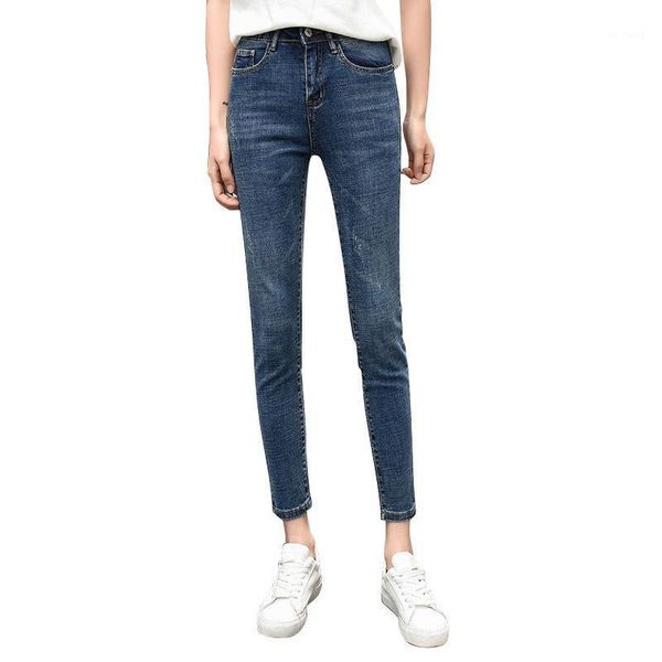 2020 new high elastic waist skinny jeans spring summer vintage stretch ankle length denim pencil pants plus size1, Blue
2020 new high elastic waist skinny jeans spring summer vintage stretch ankle length denim pencil pants plus size1, Blue