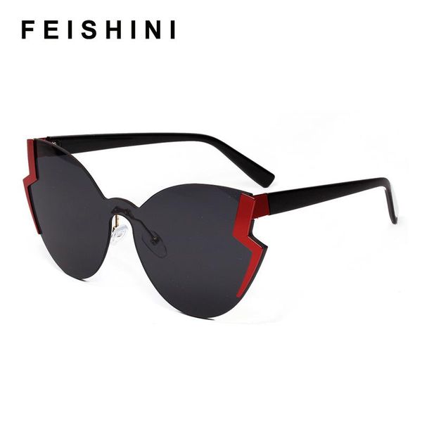 sunglasses feishini pink vintage cat eye for women rimless diamond cutting lens brand designer fashion shades sun glasses 2021, White;black
sunglasses feishini pink vintage cat eye for women rimless diamond cutting lens brand designer fashion shades sun glasses 2021, White;black