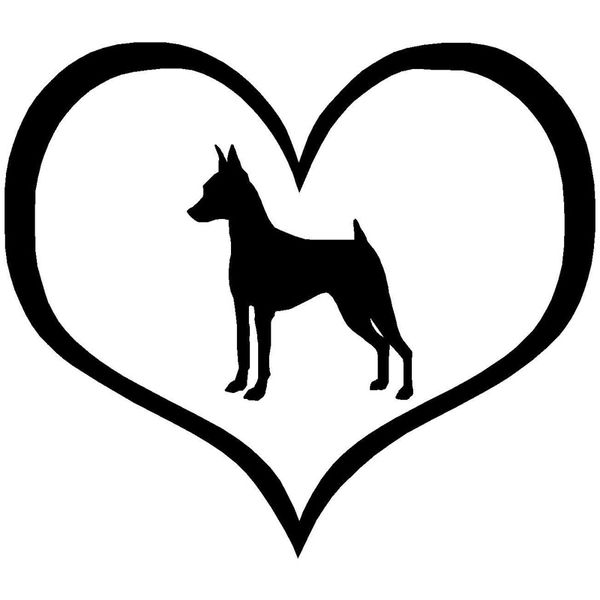 10.9*9.5cm mini pinscher dog heart car sticker animal decorative window glass car accessories black/silver c6-0178
10.9*9.5cm mini pinscher dog heart car sticker animal decorative window glass car accessories black/silver c6-0178