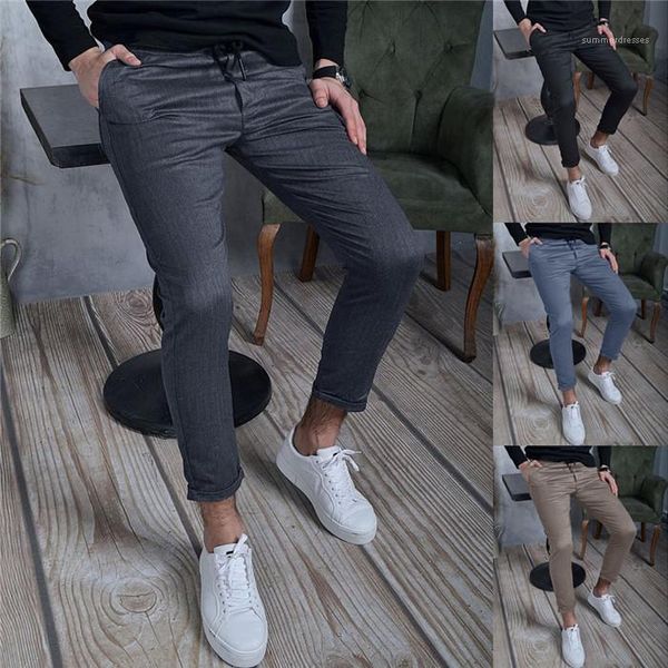 pencil pants fashion slim drawstring casual trousers spring autumn fall comfortable men pants solid color mens, Black
pencil pants fashion slim drawstring casual trousers spring autumn fall comfortable men pants solid color mens, Black