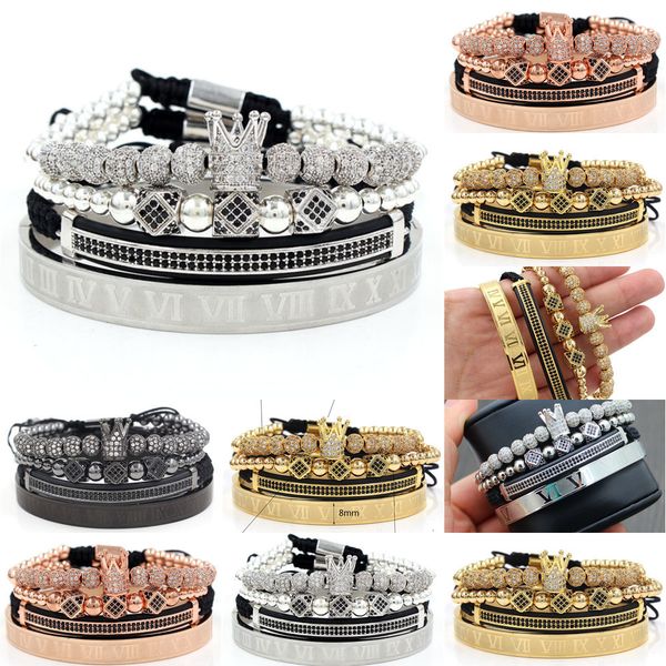 factoryj1znsteel fashion7oz5lovers/bracelets couple 3pcs/set+roman bracelet numeral bracelet/crown/for titanium for women men luxur
factoryj1znsteel fashion7oz5lovers/bracelets couple 3pcs/set+roman bracelet numeral bracelet/crown/for titanium for women men luxur