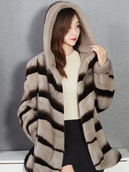 new women 2020 mink with hood fake korean winter jacket autumn fur coat manteau fourrure femme 55rh, Black
new women 2020 mink with hood fake korean winter jacket autumn fur coat manteau fourrure femme 55rh, Black