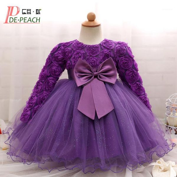 de peach winter baby girls dress long sleeve kids rose floral bow wedding dresses baby 1 year birthday baptism dresses christmas1, Red;yellow
de peach winter baby girls dress long sleeve kids rose floral bow wedding dresses baby 1 year birthday baptism dresses christmas1, Red;yellow