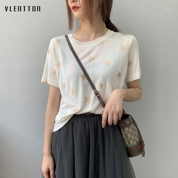 2019 new fashion knitted female t-shirt o neck print ladies spring summer casual loose short sleeve white tshirt women1
2019 new fashion knitted female t-shirt o neck print ladies spring summer casual loose short sleeve white tshirt women1