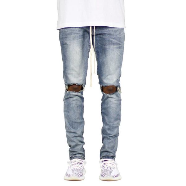 new men's ripped side ankle zipper skinny stretch fashion jeans, Blue
new men's ripped side ankle zipper skinny stretch fashion jeans, Blue