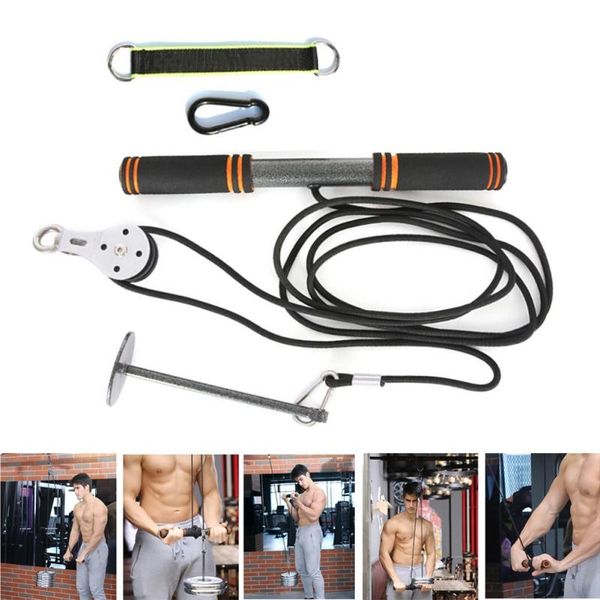 fitness pulley cable system diy loading pin lifting triceps rope machine workout adjustable length home gym sport accessories
fitness pulley cable system diy loading pin lifting triceps rope machine workout adjustable length home gym sport accessories