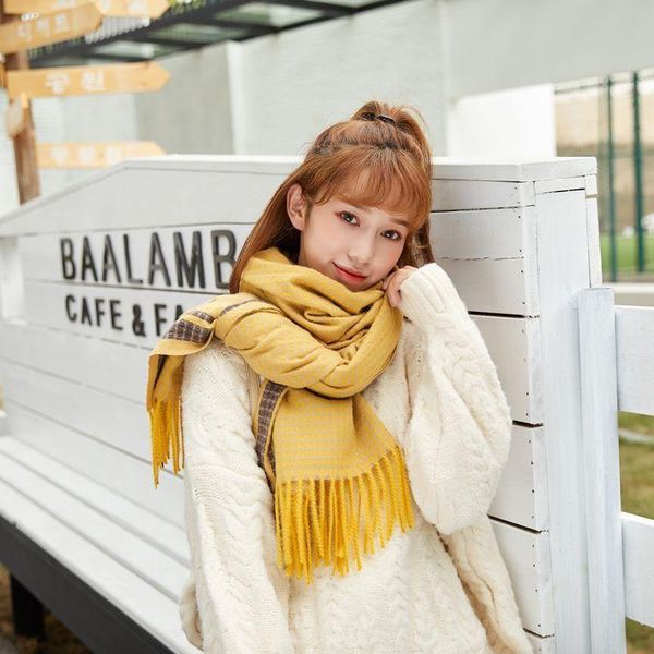 scarves fall winter thickening cashmere scarf female warm fashionable striped shawl collar echarpe sjaa women, Blue;gray
scarves fall winter thickening cashmere scarf female warm fashionable striped shawl collar echarpe sjaa women, Blue;gray