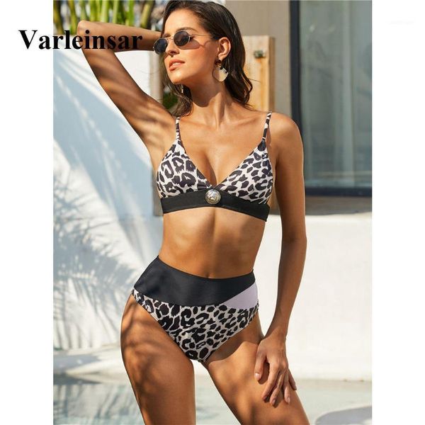women's swimwear 2021 splicing bikini high waist swimsuit women two-pieces set leopard bather bathing suit swim wear v17391, White;black
women's swimwear 2021 splicing bikini high waist swimsuit women two-pieces set leopard bather bathing suit swim wear v17391, White;black