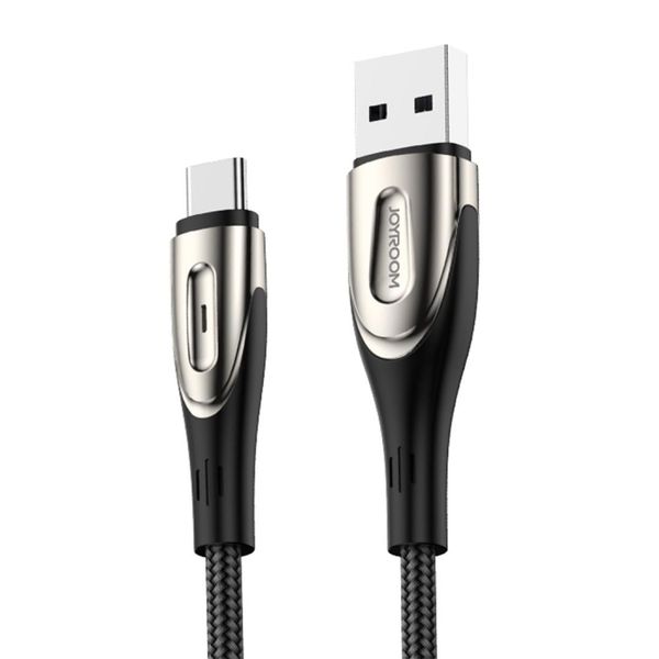 joyroom s-m411 sharp series 3a usb-c type-c interface charging transmission nylon braided data cable with drop-shaped indicator light cab
joyroom s-m411 sharp series 3a usb-c type-c interface charging transmission nylon braided data cable with drop-shaped indicator light cab