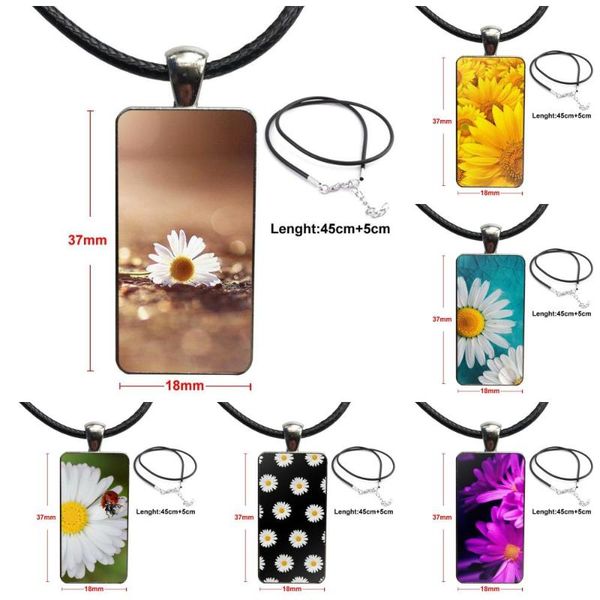 pendant necklaces for lovers friendship beautiful sun shine daisy daisies glass cabochon necklace rectangle fashion, Silver
pendant necklaces for lovers friendship beautiful sun shine daisy daisies glass cabochon necklace rectangle fashion, Silver