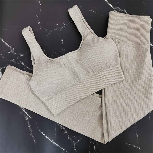 khaki sports set 2 piece set women yoga sets high waist sports leggings sports bra gym clothing workout set sport suit women c0122, Gray
khaki sports set 2 piece set women yoga sets high waist sports leggings sports bra gym clothing workout set sport suit women c0122, Gray