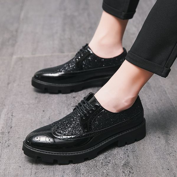 of british style casual men banquet dress in patent leather wear black bow-up platform bullock shoes xs2w
of british style casual men banquet dress in patent leather wear black bow-up platform bullock shoes xs2w