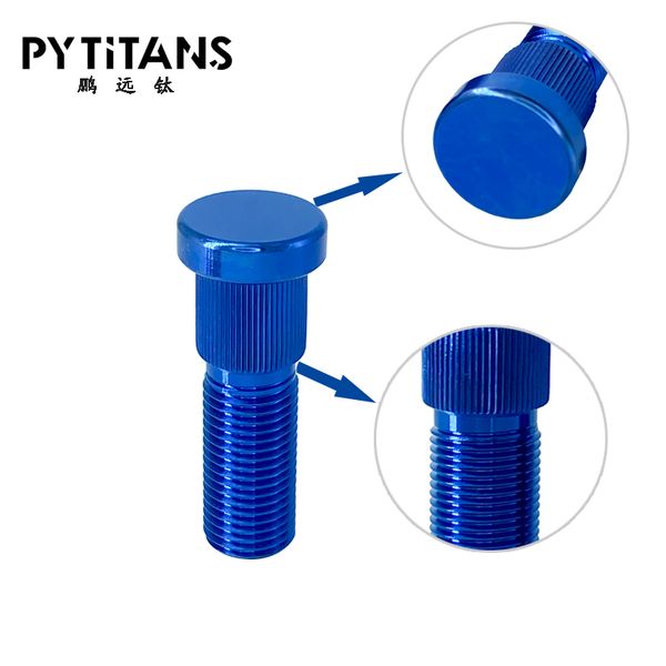 factory wholesale price gr5 titanium universal auto wheel bolt m14*1.5 color blue wheel stud 2 oem 
factory wholesale price gr5 titanium universal auto wheel bolt m14*1.5 color blue wheel stud 2 oem