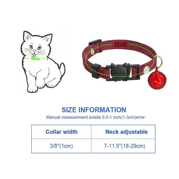 quick release cat collar with bell safety breakaway cute cat collars for small dogs puppy kitten wmtljr
quick release cat collar with bell safety breakaway cute cat collars for small dogs puppy kitten wmtljr