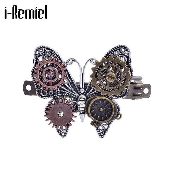vintage tiara steam punk gear butterfly spring hairpin head jewelry steampunk hair pin butterfly clip for women accessories, Golden;silver
vintage tiara steam punk gear butterfly spring hairpin head jewelry steampunk hair pin butterfly clip for women accessories, Golden;silver