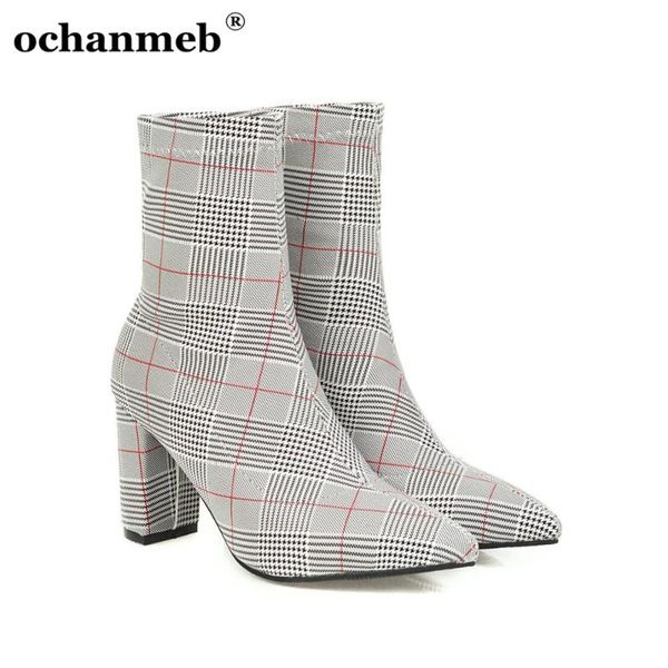 ochanmeb women's thick high heels sock boots woman point toe stretch booties ladies leopard boots shoes footwear botines mujer, Black
ochanmeb women's thick high heels sock boots woman point toe stretch booties ladies leopard boots shoes footwear botines mujer, Black