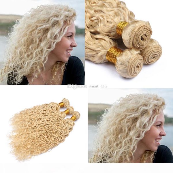 brazilian color 613 virgin human hair weft extensions 3 bundles lot blonde #613 water wave wavy virgin human hair weaves, Black
brazilian color 613 virgin human hair weft extensions 3 bundles lot blonde #613 water wave wavy virgin human hair weaves, Black