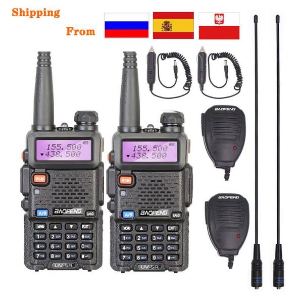 2pcs baofeng uv-5r walkie talkie dual band baofeng uv5r portable 5w uhf vhf two way radio pofung uv 5r hf transceiver
2pcs baofeng uv-5r walkie talkie dual band baofeng uv5r portable 5w uhf vhf two way radio pofung uv 5r hf transceiver