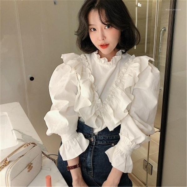 women's blouses & shirts fashion white pleated women autumn sweet casual stand ruffled collar female elegance ladies clothes
women's blouses & shirts fashion white pleated women autumn sweet casual stand ruffled collar female elegance ladies clothes