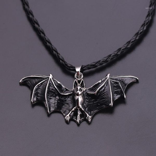 cool halloween rock punk gothic black vampire bat necklace pendent sweater chain vintage fashion jewelry for men charm gift1, Silver
cool halloween rock punk gothic black vampire bat necklace pendent sweater chain vintage fashion jewelry for men charm gift1, Silver