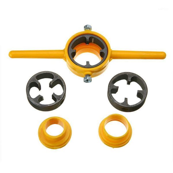 6pcs plastic professional powerful pipe threader plumbing pvc thread tool maker screw die set easy apply durable for pumps1
6pcs plastic professional powerful pipe threader plumbing pvc thread tool maker screw die set easy apply durable for pumps1