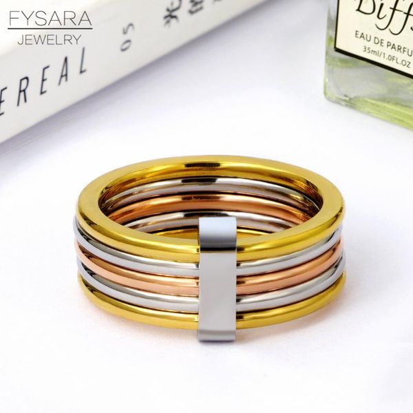 fysara 361l stainless steel five circles round charm rings rose gold color rings trendy women party midi ring custom wholesale wmtbhp, Black
fysara 361l stainless steel five circles round charm rings rose gold color rings trendy women party midi ring custom wholesale wmtbhp, Black