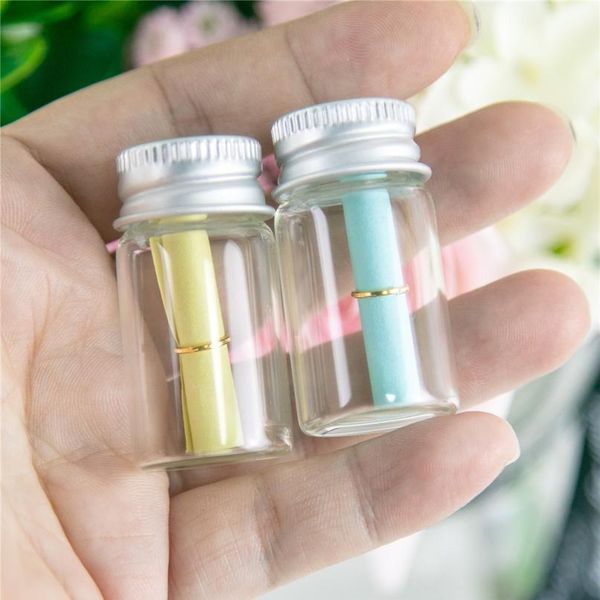 22*40*1m 7ml mini glass bottles with aluminium lid empty small wishing bottle glass vials jars 1 jllxrk
22*40*1m 7ml mini glass bottles with aluminium lid empty small wishing bottle glass vials jars 1 jllxrk