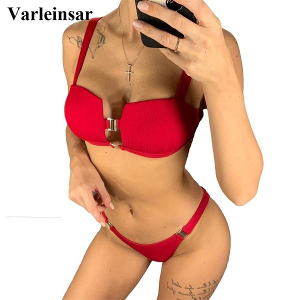 ribbed brazilian bikini push up swimsuit female swimwear women two-pieces bikini set bather bathing suit swim v1757 y200319, White;black
ribbed brazilian bikini push up swimsuit female swimwear women two-pieces bikini set bather bathing suit swim v1757 y200319, White;black