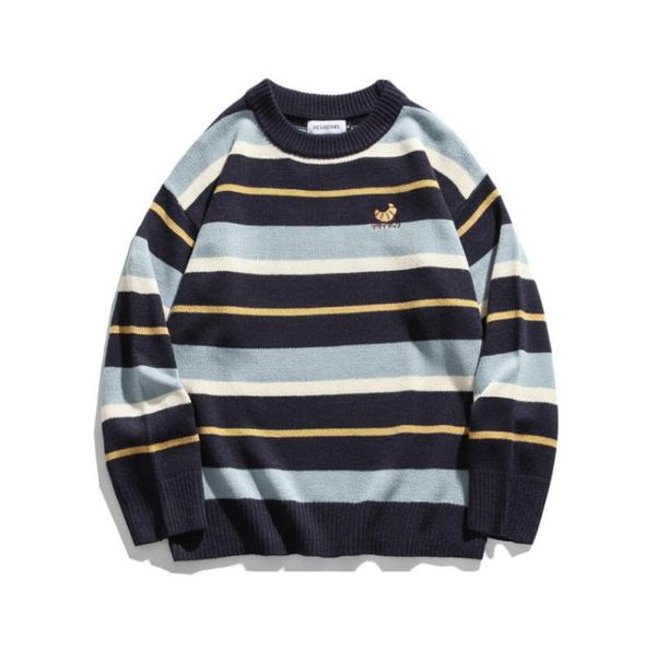 knitted stripes embroidery jumper sweaters streetwear mens 2020 hip hop harajuku fashion casual pullover knitwear w1366, White;black
knitted stripes embroidery jumper sweaters streetwear mens 2020 hip hop harajuku fashion casual pullover knitwear w1366, White;black