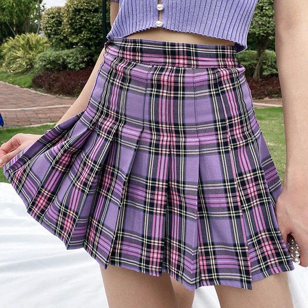 purple preppy style mini pleated skirt women 2020 casual school kawaii plaid short skirt ladies high waist mini skirts, Black
purple preppy style mini pleated skirt women 2020 casual school kawaii plaid short skirt ladies high waist mini skirts, Black