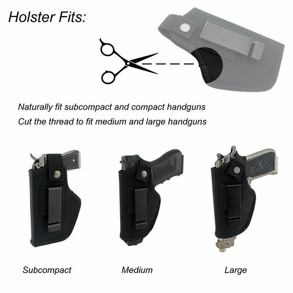 factory outdoor ambidextrous iwb owb concealed carry pistol holster with metal clip fit most gun
factory outdoor ambidextrous iwb owb concealed carry pistol holster with metal clip fit most gun