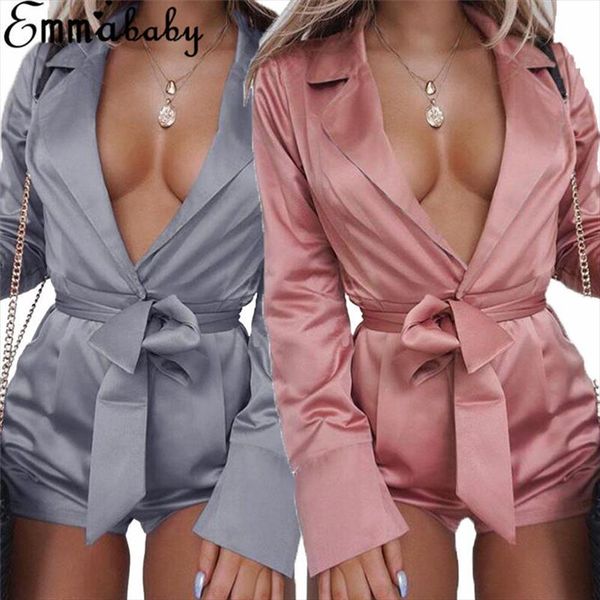 ladies summer jumpsuit lace up high waist women playsuit long sleeve women evening party clothes trousers, Black;white
ladies summer jumpsuit lace up high waist women playsuit long sleeve women evening party clothes trousers, Black;white