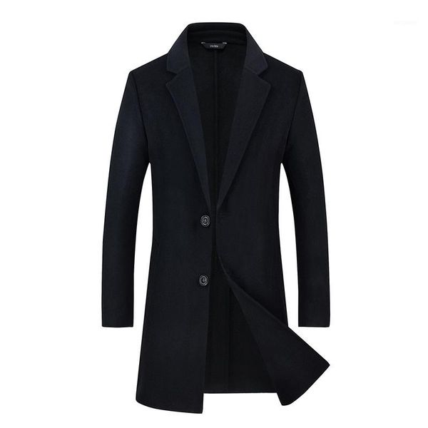 2020 new winter wool coat men leisure long sections woolen coats men's pure color casual fashion jackets / casual men overcoat1, Black
2020 new winter wool coat men leisure long sections woolen coats men's pure color casual fashion jackets / casual men overcoat1, Black