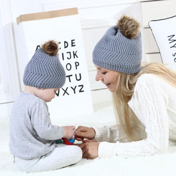 hair accessories boys & girls mom baby hat set with pompom knitted winter warm 5 colors available cap family matching born, Slivery;white
hair accessories boys & girls mom baby hat set with pompom knitted winter warm 5 colors available cap family matching born, Slivery;white