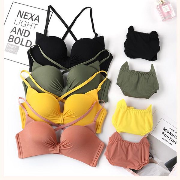 fashion women yellow padded straps push up bra lingerie underwear lovely one piece bra ab cup bralette1, Red;black
fashion women yellow padded straps push up bra lingerie underwear lovely one piece bra ab cup bralette1, Red;black