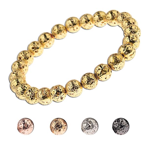 2019 new arrival 4 colors available lava stone bracelet 8mm gold plated natural volcanic lava stone diffuser bracelet, Black
2019 new arrival 4 colors available lava stone bracelet 8mm gold plated natural volcanic lava stone diffuser bracelet, Black