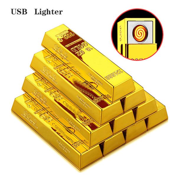 metal gold lighter creative usb rechargeable electronic cigarette lighter portable mini gold bar lighter ing
metal gold lighter creative usb rechargeable electronic cigarette lighter portable mini gold bar lighter ing
