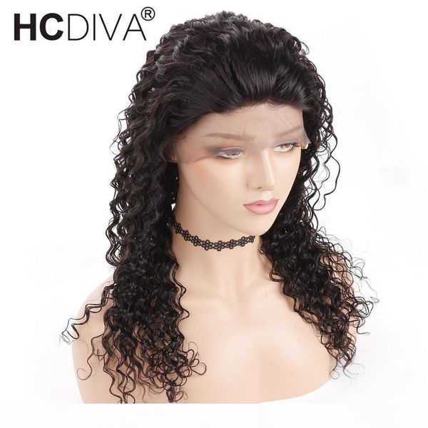 13x4 lace frontal wig deep curly lace front human hair wigs pre plucked brazilian remy 130 density deep wave lace front human hair wig, Black
13x4 lace frontal wig deep curly lace front human hair wigs pre plucked brazilian remy 130 density deep wave lace front human hair wig, Black