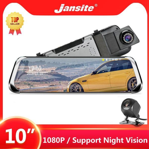 jansite 10" car dvr stream media touch screen dash cam dual lens front camera 1080p cameras video recorder rear view registrars1
jansite 10" car dvr stream media touch screen dash cam dual lens front camera 1080p cameras video recorder rear view registrars1