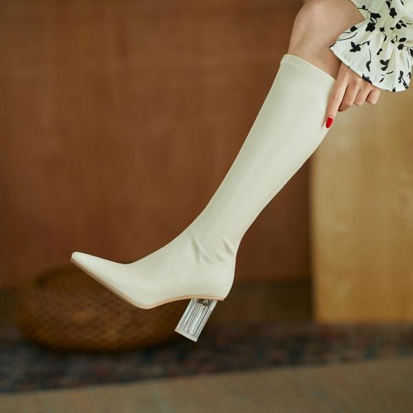 boots 2021 winter women beige leather long elastic thigh high bottes black suede riding botas clear chunky heels botines
boots 2021 winter women beige leather long elastic thigh high bottes black suede riding botas clear chunky heels botines