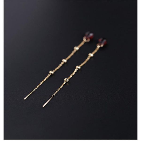 dangle & chandelier daimi faceted water drop garnet ear line female genuine yellow 18k gold red gemstones earrings custom, Silver
dangle & chandelier daimi faceted water drop garnet ear line female genuine yellow 18k gold red gemstones earrings custom, Silver