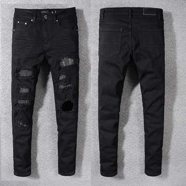fashion mens straight slim men jeans hip hop denim pants skinny distress jeans denim trousers luxury ripped hip hop mens pants, Blue
fashion mens straight slim men jeans hip hop denim pants skinny distress jeans denim trousers luxury ripped hip hop mens pants, Blue