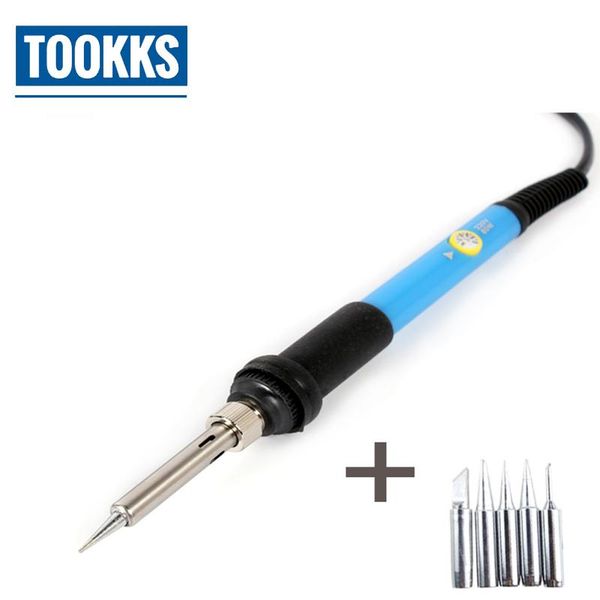 hand & power tool accessories 60w electric soldering iron temperature adjustable welding with 5pcs tips
hand & power tool accessories 60w electric soldering iron temperature adjustable welding with 5pcs tips