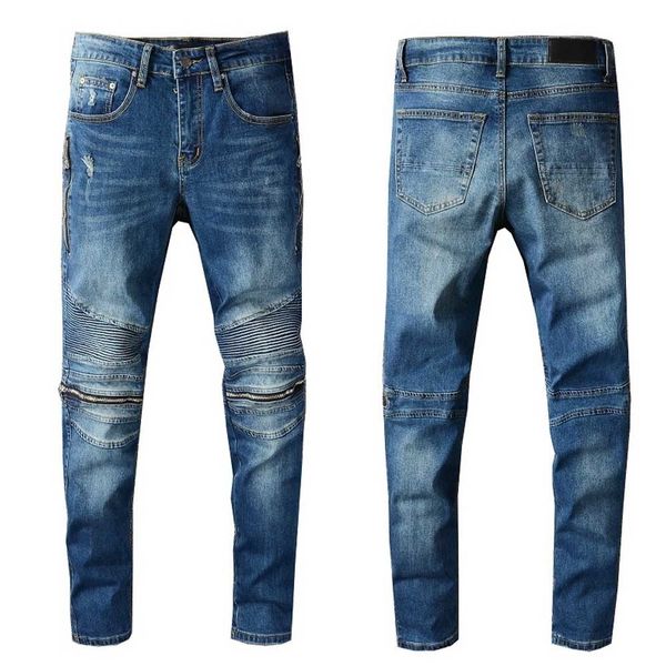 mens jeans classic hip hop pants stylist jeans distressed ripped biker jean slim fit motorcycle denim jeans impg, Blue
mens jeans classic hip hop pants stylist jeans distressed ripped biker jean slim fit motorcycle denim jeans impg, Blue